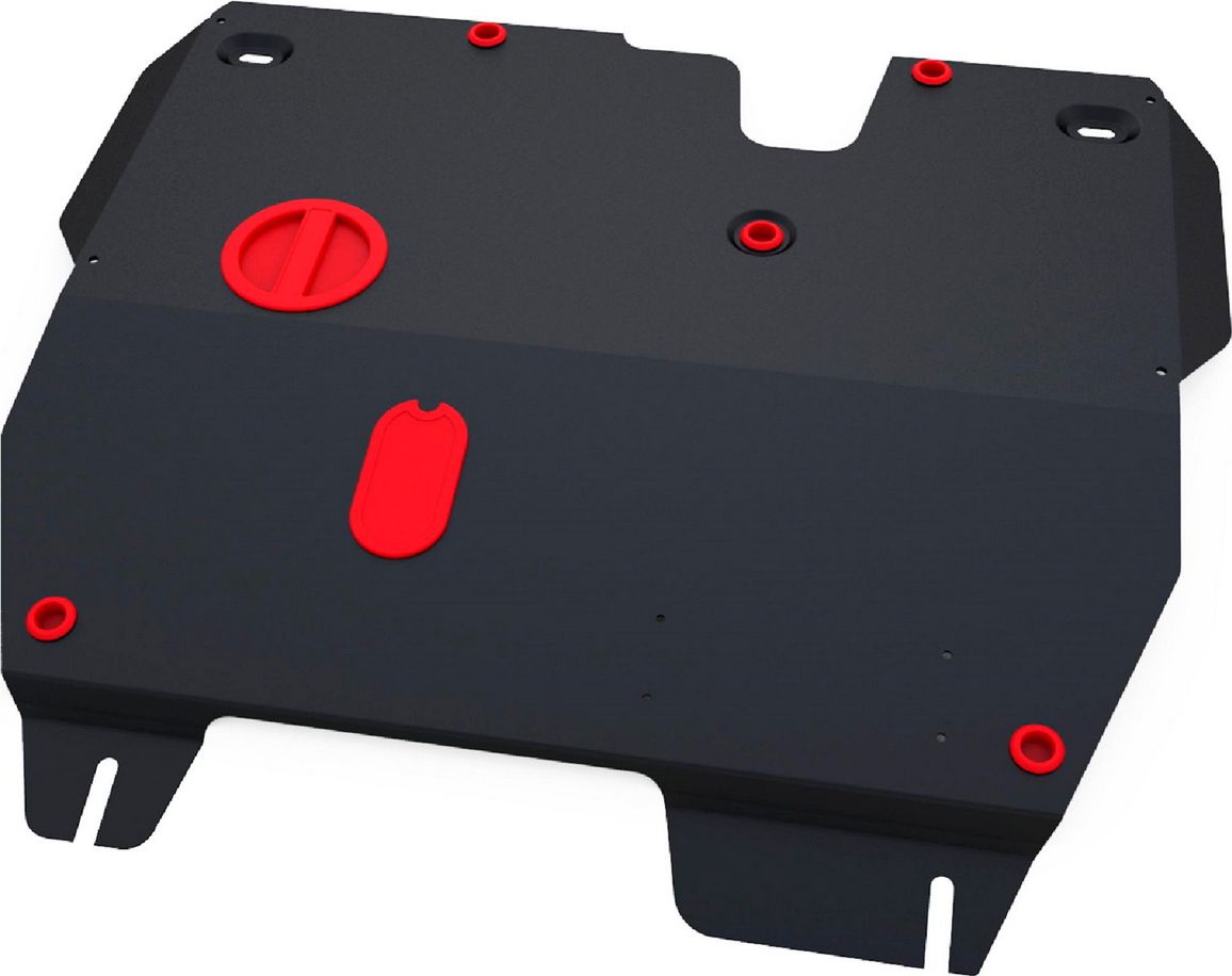 Защита АвтоБРОНЯ для картера и КПП Volvo S40 I АКПП 1995-2000. Артикул 111.05909.1