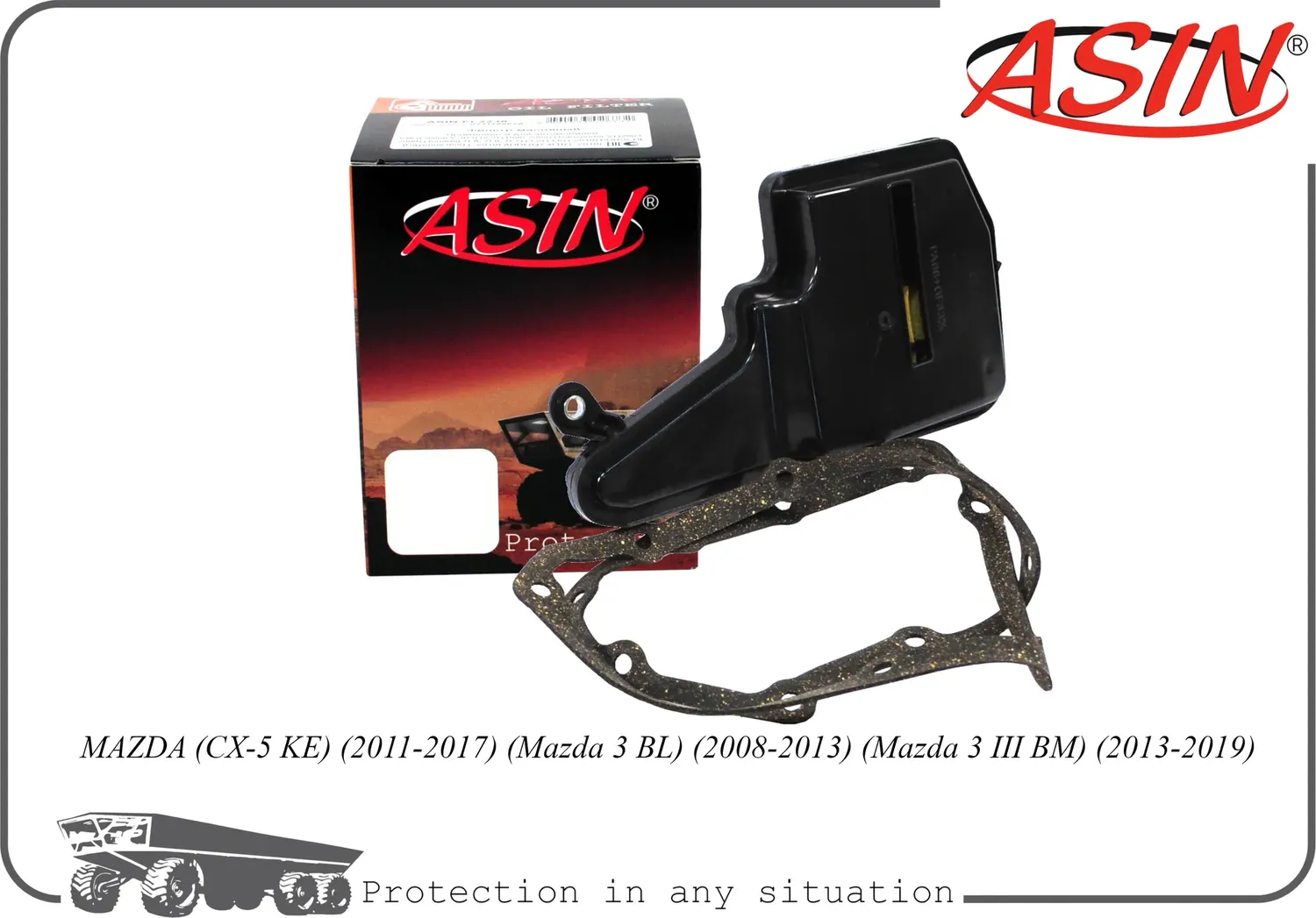 Фильтр масляный АКПП (Asin). Артикул ASINHD238