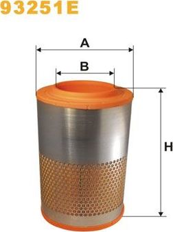 Воздушный фильтр WIX Filters. Артикул 93251E