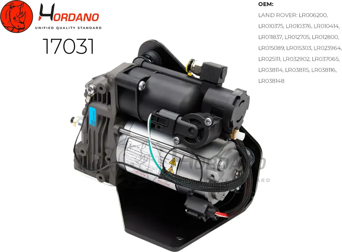 Компрессор пневматической подвески (Hordano) Hordano. Артикул 17031