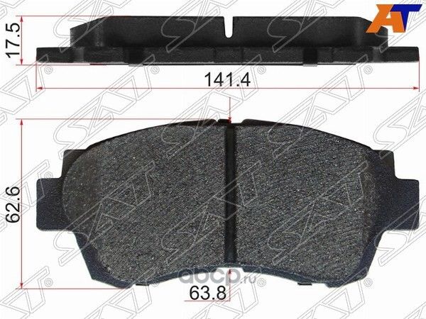 Колодки тормозные FR TOYOTA MARK2,CROWN 2.5-3.0 (SAT). Артикул ST0446530080