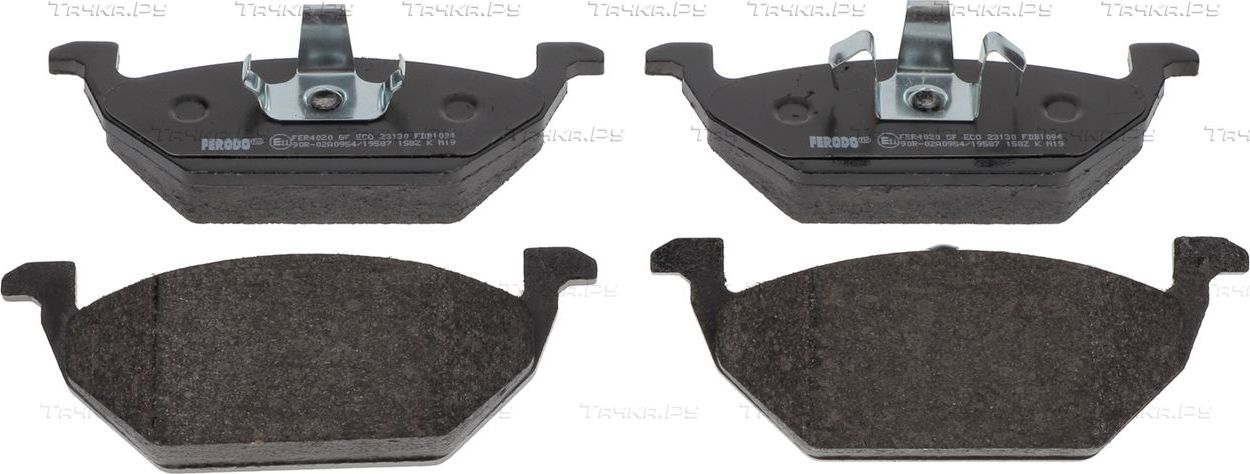 Тормозные колодки Ferodo Premier Eco Friction передние для Volkswagen Polo V 2009-2026. Артикул FDB1094