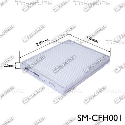 Салонный фильтр SpeedMate. Артикул SM-CFH001