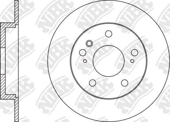 Тормозной диск NiBK. Артикул RN1575