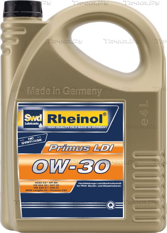 Моторное масло Primus LDI 0w30 син. (4л) (Rheinol). Артикул 30172,480