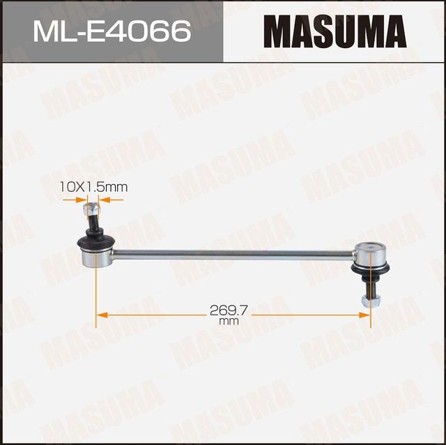 Стойка стабилизатора (линк) MASUMA front SKODA RAPID 18. Артикул MLE4066