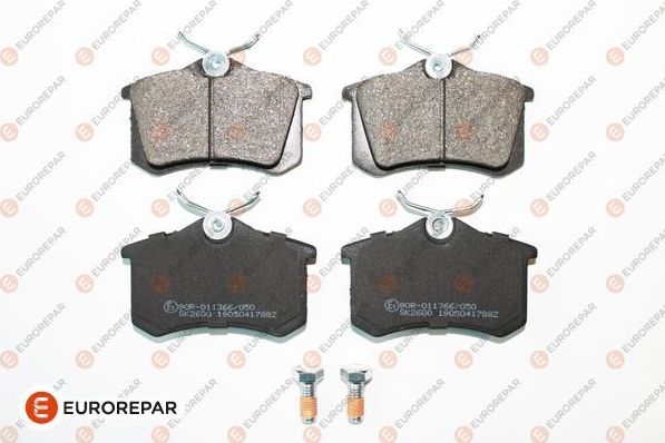 Тормозные колодки Eurorepar задние для Audi A4 II (B6) 2000-2004. Артикул 1619790680