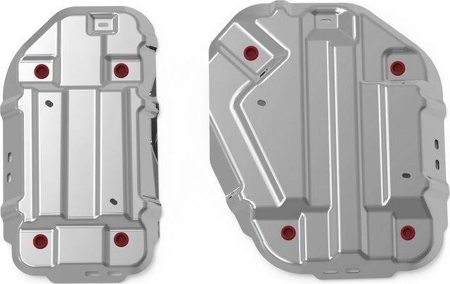 Защита алюминиевая АвтоБроня для топливного бака Lexus NX 250 2021-2026. Артикул 333.09535.1