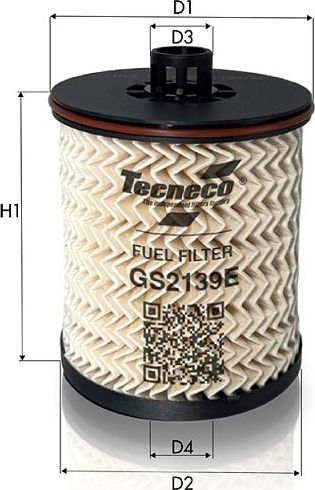Топливный фильтр Tecneco Filters. Артикул GS2139E