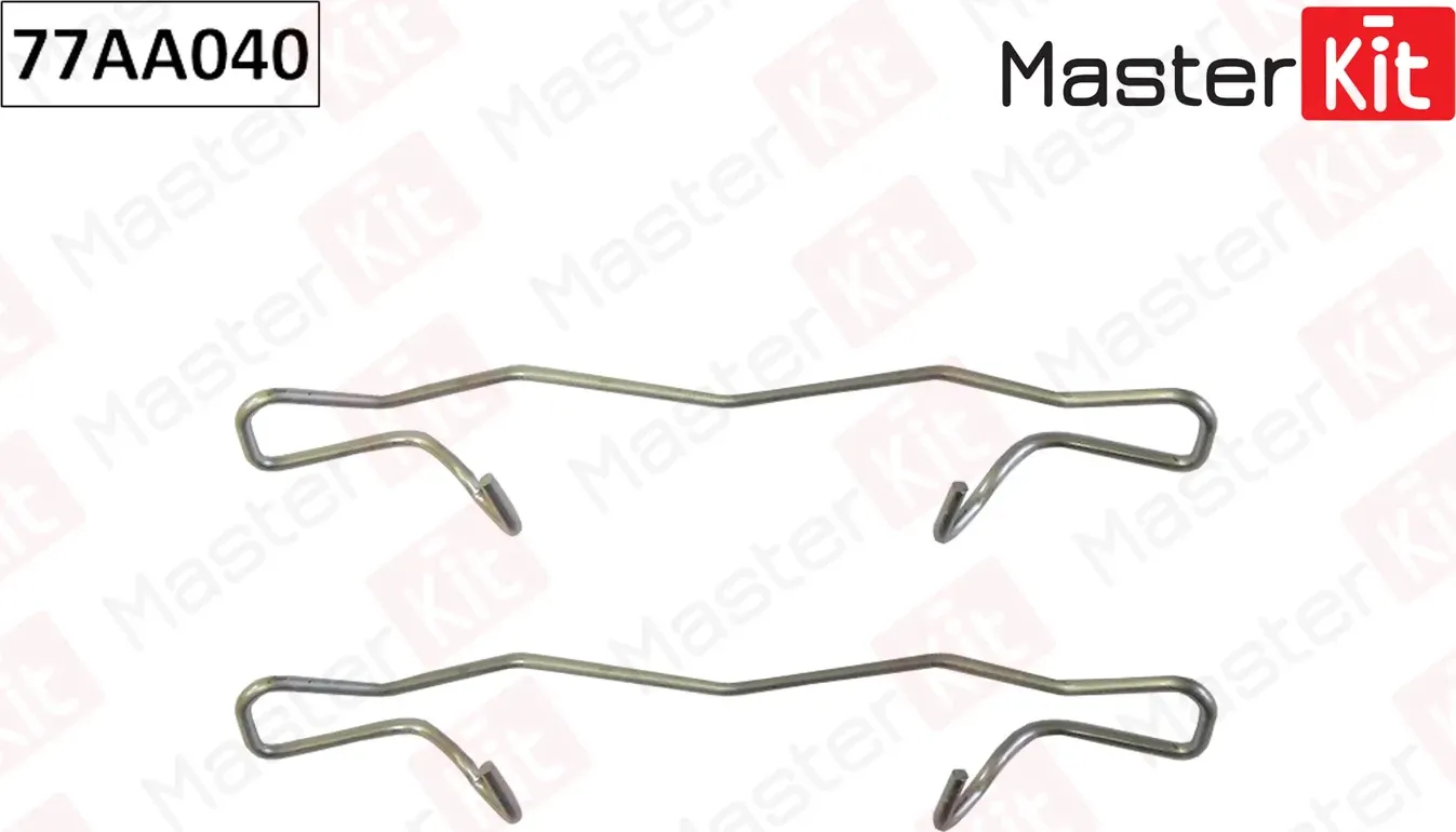 Комплект монтажный тормозных колодок (Master KIT). Артикул 77AA040