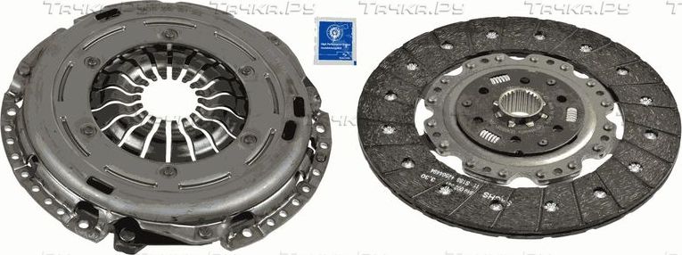 Сцепление (комплект) SACHS XTend для Volkswagen Transporter T6 2015-2026. Артикул 3000 970 065