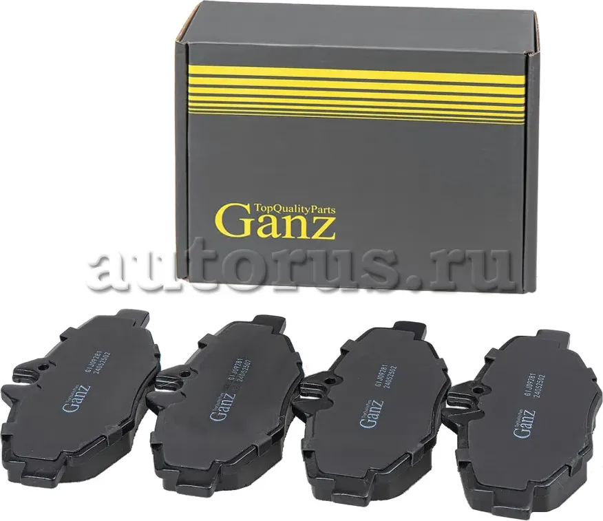 Колодки передние MERCEDES-BENZ E200-350(W211) 02-08 GANZ GIJ09281 Ganz. Артикул GIJ09281