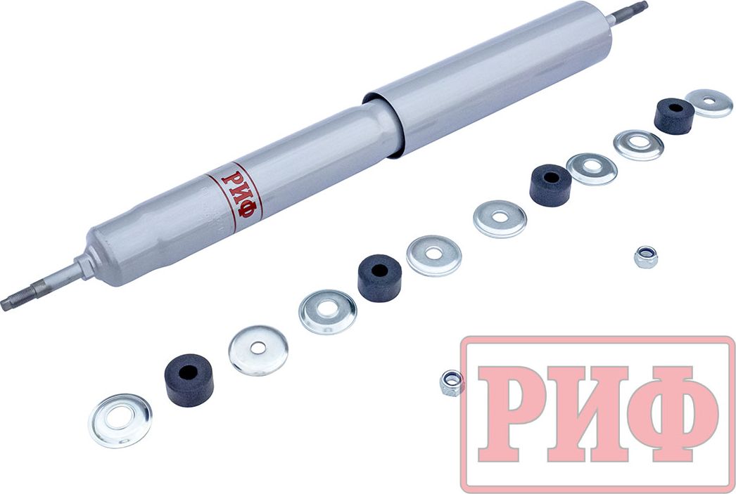 Амортизатор РИФ газомасляный передний на Toyota Land Cruiser 80 1989-1997, лифт 50 мм. Артикул SAG210