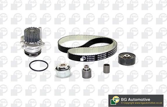 Помпа (водяной насос) с комплектом ремня ГРМ BGA для Audi A4 IV (B8) 2007-2015. Артикул TB0104CPK