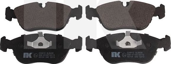 Тормозные колодки NK. Артикул 224812