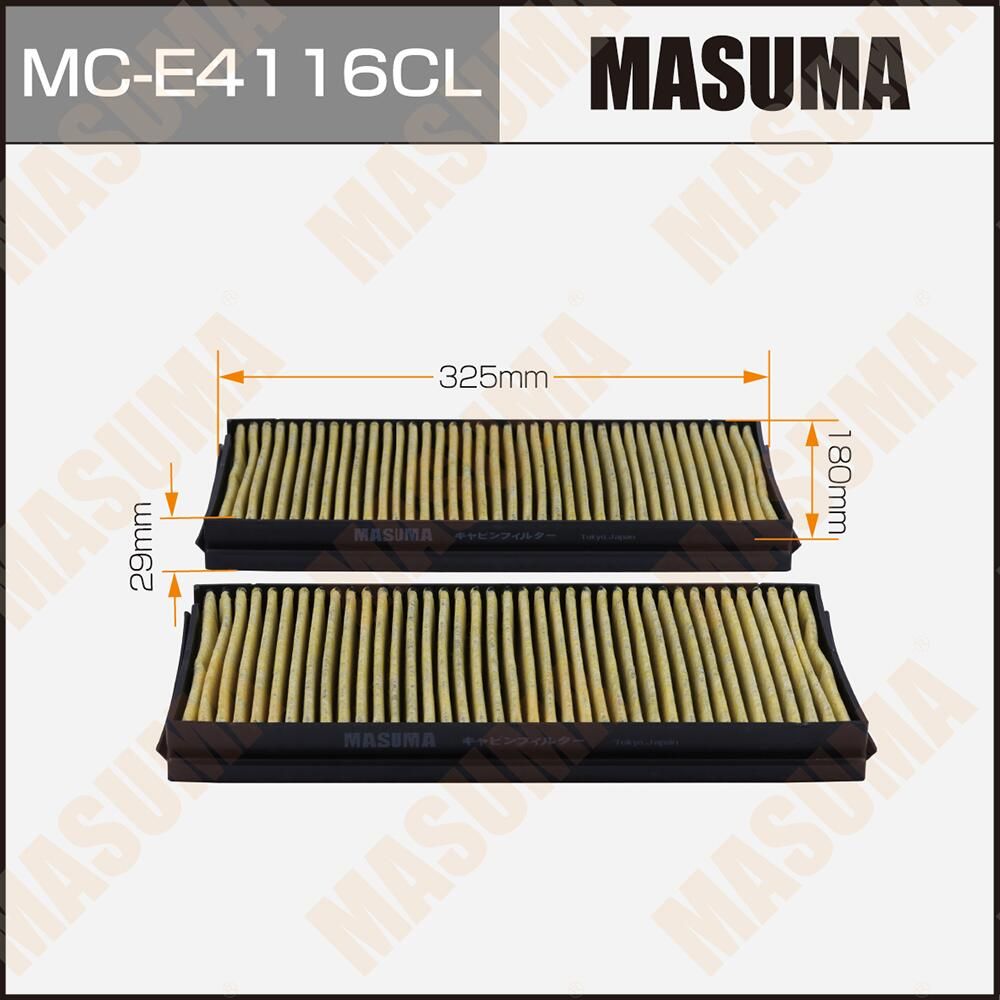 Салонный фильтр Masuma. Артикул MC-E4116CL