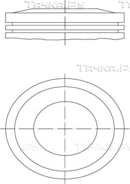 Поршень Mahle. Артикул 033 10 01