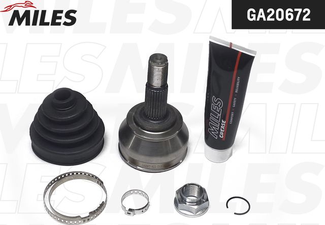Шрус наружный (граната) Miles передний для Fiat Tipo 160 1987-1995. Артикул GA20672