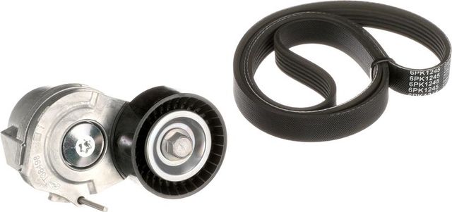 Приводной ремень поликлиновой с роликами (комплект) Gates Micro-V® для Chevrolet Tracker III (Trax) 2012-2026. Артикул K016PK1245