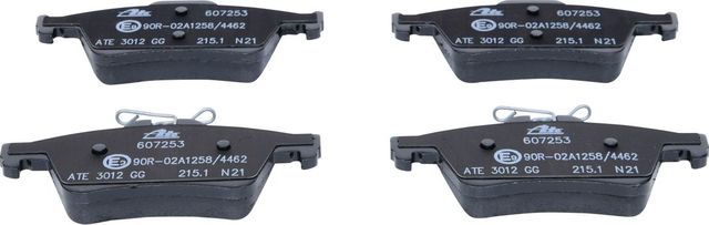 Тормозные колодки ATE задние для Citroen C5 II 2008-2017. Артикул 13.0460-7253.2