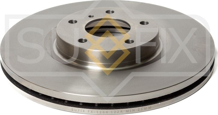 Диск тормозной передний правый/левый NISSAN MURANO (Sufix). Артикул FX1164