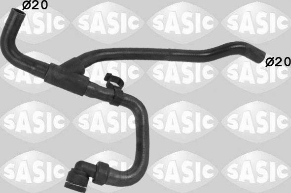 Патрубок радиатора (системы охлаждения) Sasic. Артикул 3406334