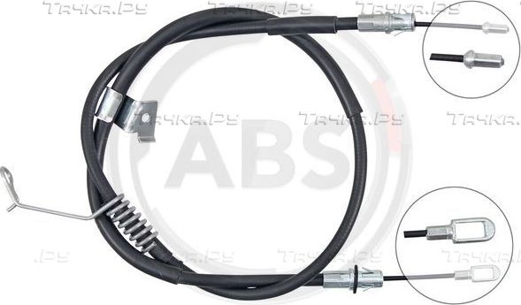 Трос ручника (тросик ручного тормоза) ABS. Артикул K14075