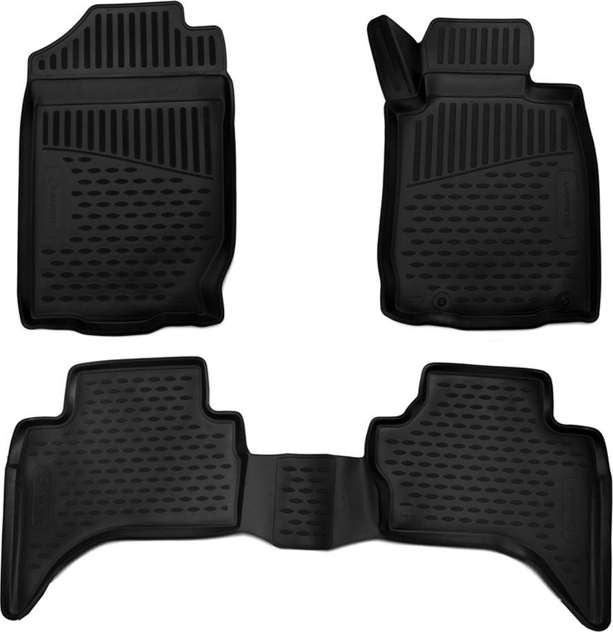 Коврики 3D Element для салона Mitsubushi L200 V Triton manual & automatic, Double cab (правый руль) 2016-2026. Артикул ELEMENT3D3501210