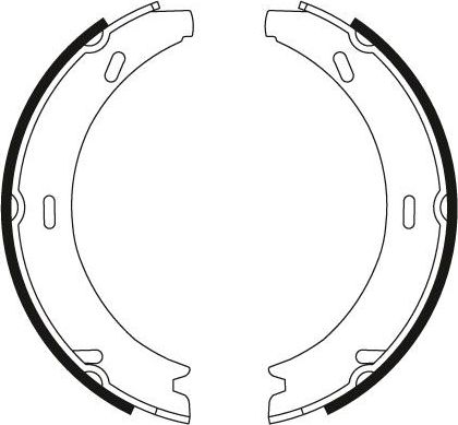 Тормозные колодки (стояночная тормозная система) TRW. Артикул GS8595