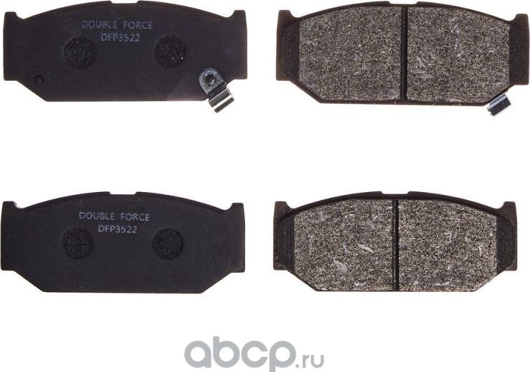 Колодки тормозные дисковые Double Force Double Force. Артикул DFP3522