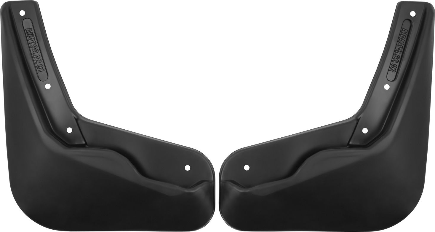 Брызговики Frosch (в пакете) задняя пара для FAW Bestune T77 2021-2026. Артикул NLF.AN0290.E3