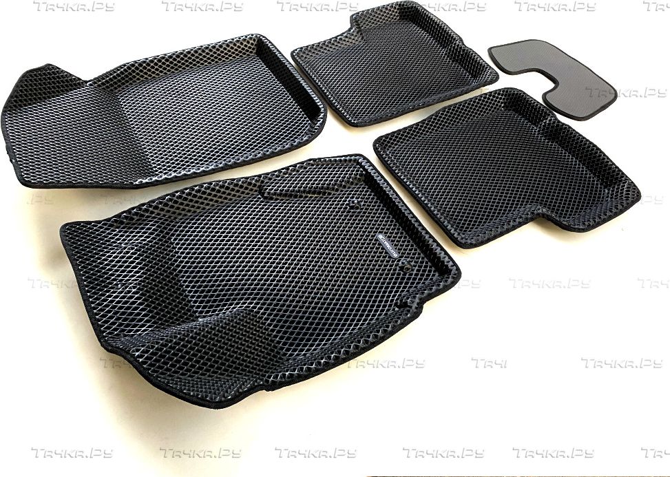 Коврики Euromat 3D EVA для салона Nissan Terrano III 2015-2026. Артикул EM3DEVA-004209