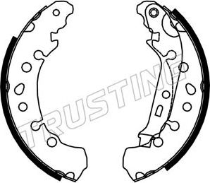 Тормозные колодки Trusting для Toyota Yaris XP210 2020-2026. Артикул 253.750
