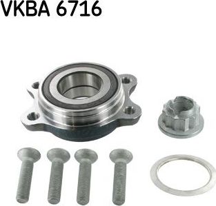 Ступичный подшипник (комплект) SKF. Артикул VKBA 6716