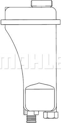 Расширительный бачок Mahle Behr. Артикул CRT 51 000S