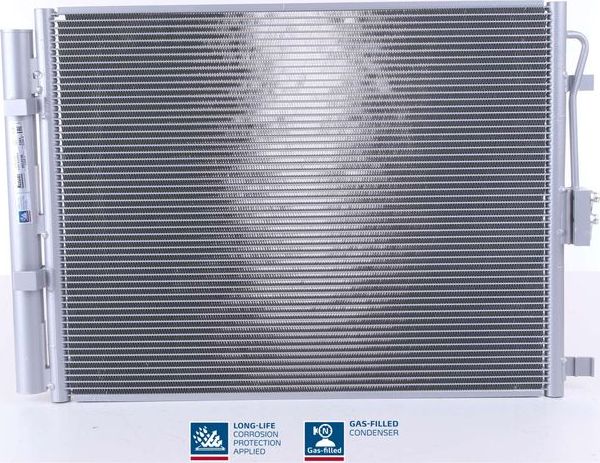 Радиатор кондиционера (конденсатор) Nissens (алюминий). Артикул 940428