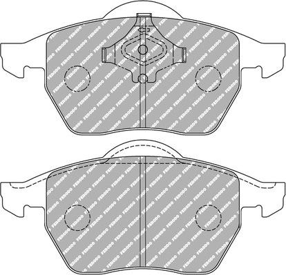 Тормозные колодки FERODO RACING DS2500 для Audi A4 II (B6) 2000-2004. Артикул FCP1323H