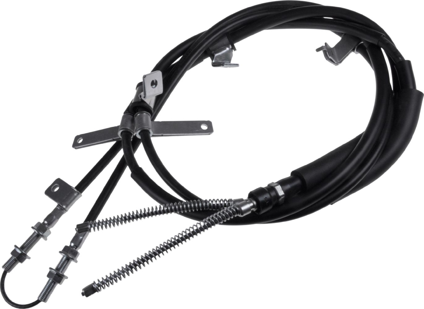 Трос ручника (тросик ручного тормоза) Blue Print. Артикул ADK84637