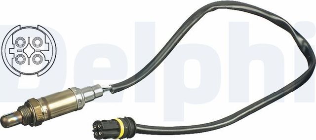 Лямбда-зонд (кислородный датчик) Delphi передний правый/левый для BMW 5 IV (E39) 2000-2004. Артикул ES11114-12B1