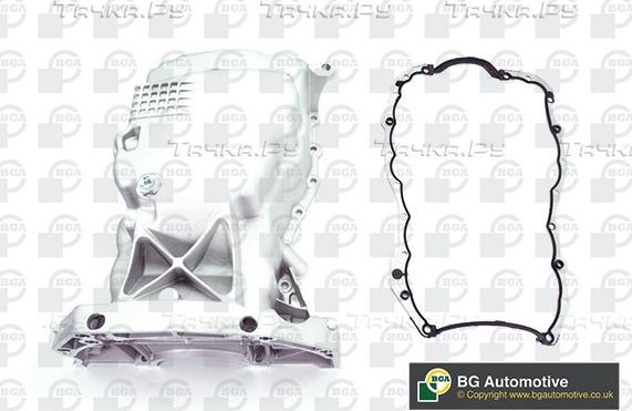 Масляный поддон картера двигателя BGA (алюминий) для Renault Grand Scenic IV 2016-2026. Артикул SP7325