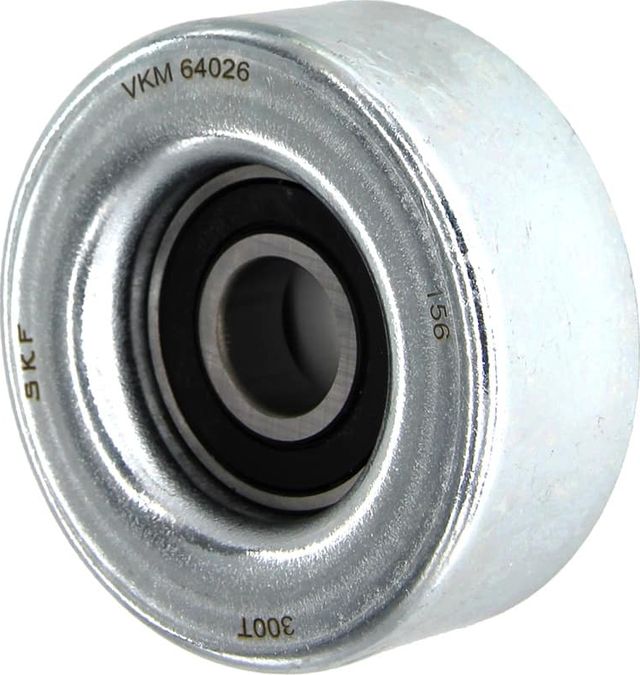 Направляющий (ведущий) ролик приводного поликлинового ремня SKF для Mazda 2 II (DE) 2007-2015. Артикул VKM 64026