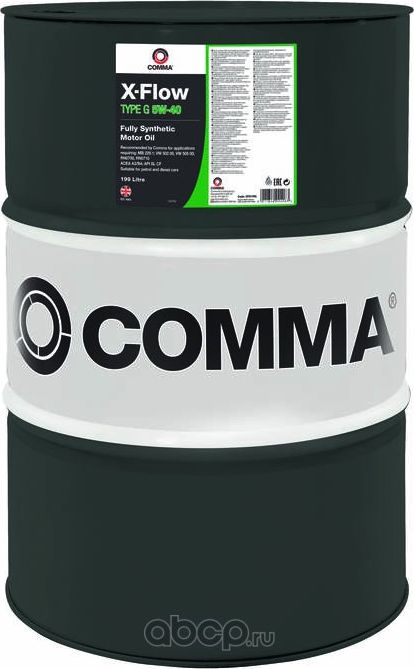 X-FLOW TYPE G 5W-40 199Л (Comma) Comma. Артикул XFG199L