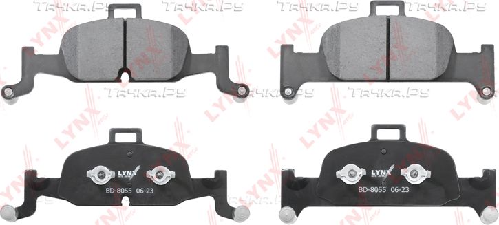 Тормозные колодки LYNXauto задние для Audi S4 V (B9) 2016-2026. Артикул BD-8055