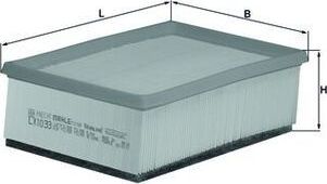 Воздушный фильтр Mahle. Артикул LX 1033