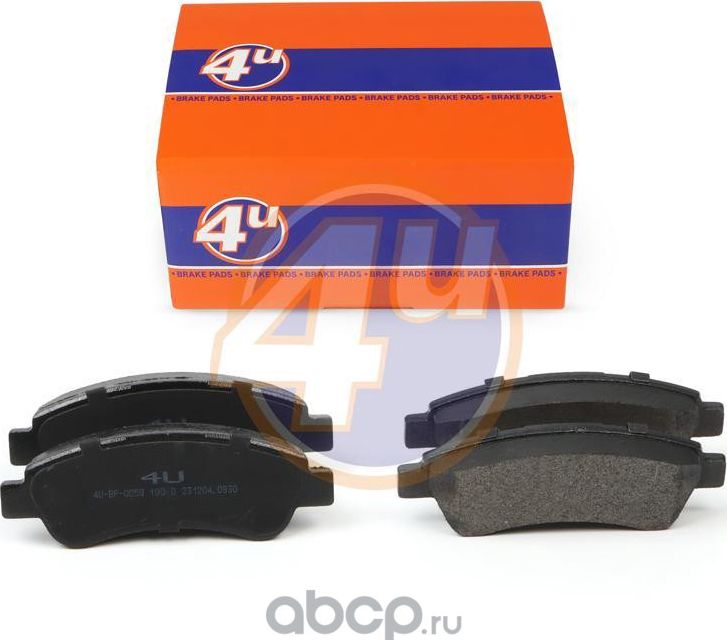 Колодки тормозные (4U). Артикул 4UBP0059