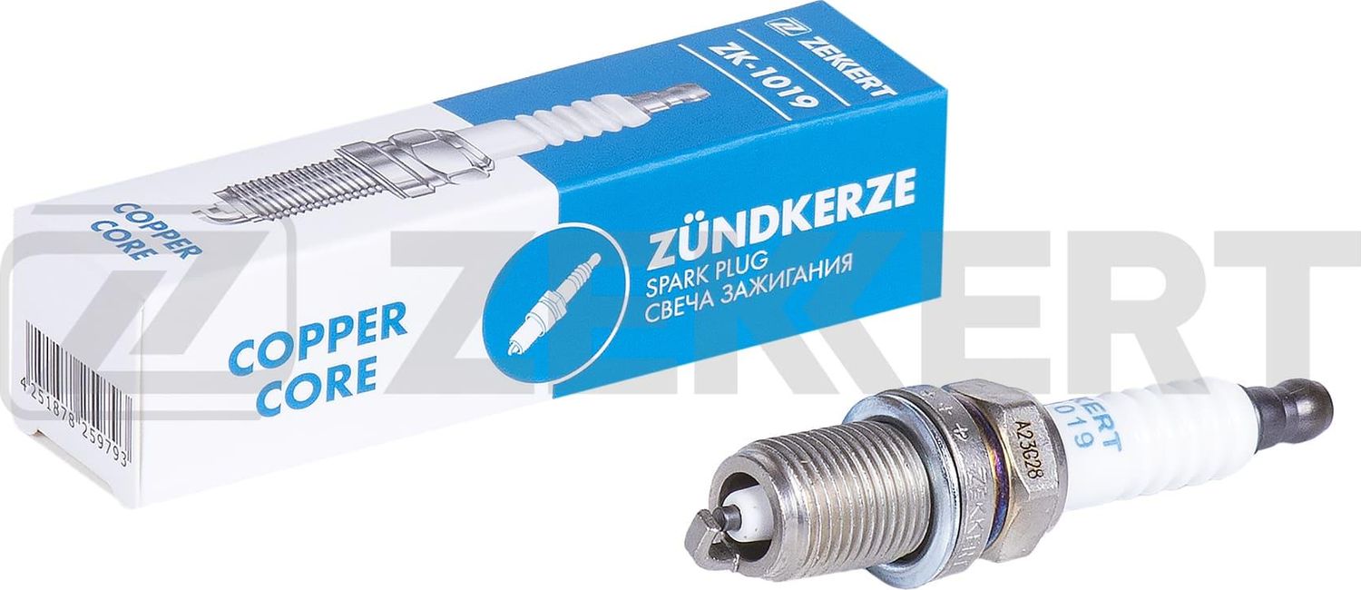 Свеча зажигания Zekkert. Артикул ZK-1019