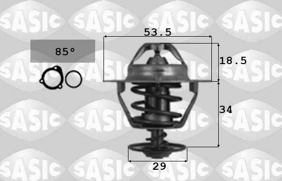 Термостат Sasic для Hyundai Accent II 2002-2005. Артикул 3306029