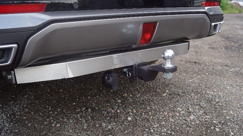 Фаркоп ТСС оцинкованный под американский квадрат для Changan CS95 2.0L 4WD 2024-2026 (нерж. шар). Артикул TCU00421N