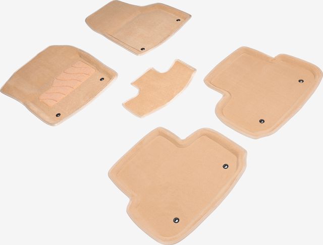 Коврики Seintex 3D ворсовые для салона Land Rover Discovery Sport 2014-2019 БЕЖЕВЫЕ. Артикул 92476