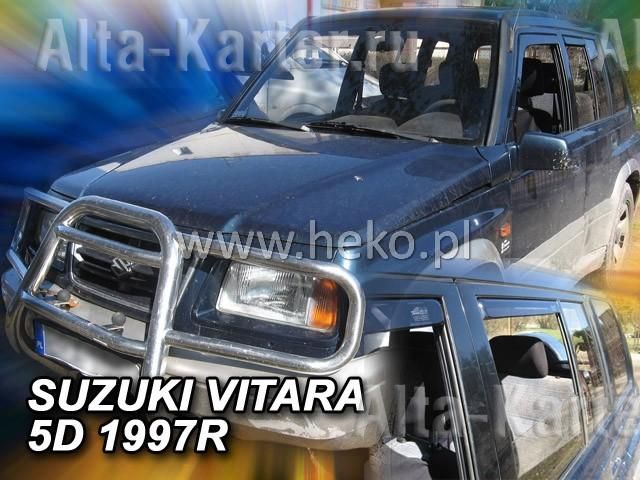 Дефлекторы "Heko" для окон Suzuki Vitara 5-дв. 1988-1998. Артикул 28637